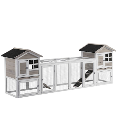 Rabbit hutch wooden - rabbit, 2