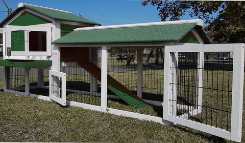 Green rabbit hutch guinea pig - green,
