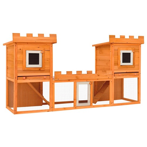Outdoor large rabbit hutch - outdoor,