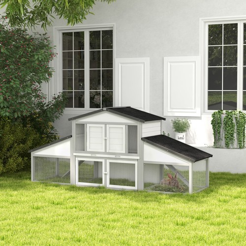 Large rabbit hutch outdoor - rabbit,