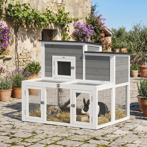 Wooden rabbit hutch - wooden,