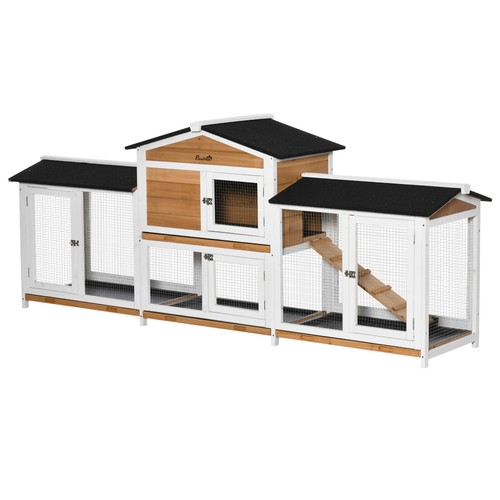 Tier large rabbit hutch - 2-tier,