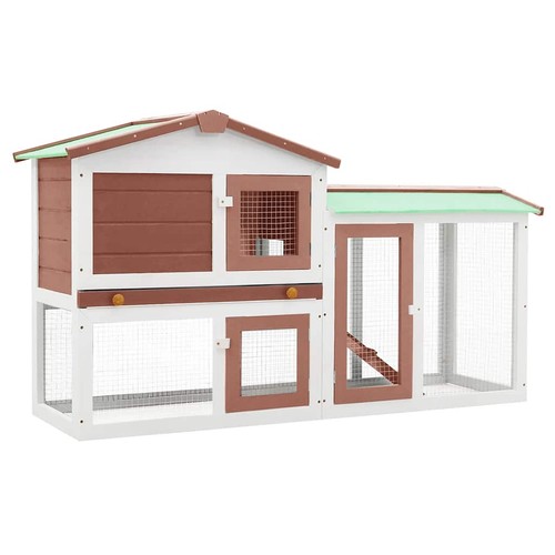 Outdoor large rabbit hutch - rabbit,